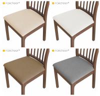 Funda de tela Jacquard para Asiento de Silla, cubierta para Asiento individual elástico, para comedor, 1 unidad - details 11