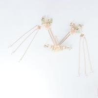 Accesorios para el cabello de boda HANFU mariposa libélula china horquilla pinzas para el cabello tocados con borlas - details 8