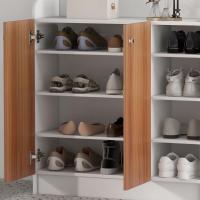 Mueble Zapatero de 2 Puertas Zapatero Estrecho con Estantes Ajustables para 12 Pares de Zapatos - details 26