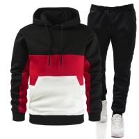 Sudadera con Capucha de Bloque de Colores Nueva y Traje Deportivo Casual de Alta Calidad para Primavera y Otoño - details 2