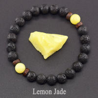 Pulsera de piedra de Lava para hombre, cuentas de piedra lunar de labradorita Natural, pulsera de Buda tibetano, pulsera difusora de aceite de Chakra, joyería para hombre - details 36