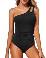 Verano 2025 nuevo traje de baño ajustado de una pieza con doble correa para el hombro para la playa - details 5