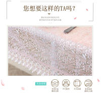 Mesa ENCE bordada con hilo de vidrio blanco, hueca, europea, mantel de mesa de comedor, floral, café romántico - details 6