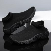 Zapatos para hombre 2025, zapatillas deportivas informales a la moda, mocasines transpirables para exteriores, zapatos de calcetín para hombre, zapatos para correr de talla grande para hombre - details 11