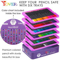 Lápices de colores profesionales 180 tonos para dibujar serie suave para bocetos y dibujo al natural lápices de artista de alta calidad - details 3