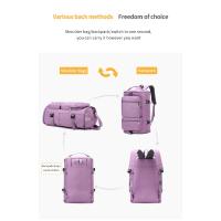 Mochila De Viaje Para Mujer IKE MARTI Con Gran Capacidad Bolsa Deportiva De Fin De Semana Yoga Multifuncional Cruzable Con Cremallera - details 19