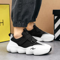 Zapatos deportivos y de ocio para hombres versión coreana zapatos para hombres Velcro moda personalizada zapatos bajos de moda versátiles - details 3