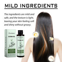 El aceite de jojoba de Oceanaura para el cuidado del cabello alivia la ansiedad, mejora el brillo, fortalece el cabello del cuero cabelludo, lo que lo hace suave y nutritivo. - details 4