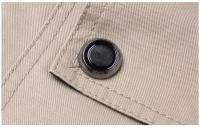 Chaqueta cortavientos informal para hombre, ropa deportiva para exteriores de otoño e invierno, chaqueta ajustada con cuello levantado de color sólido, chaqueta para hombre, abrigo a prueba de viento - details 8