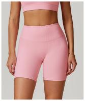 Pantalones cortos deportivos de cintura alta para Fitness, pantalones cortos de Yoga, ajustados, transpirables, de cinco botones - details 9