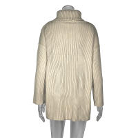 Primavera mujer cuello alto holgado jersey color sólido casual versátil suéter mujer - details 5