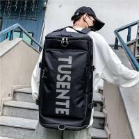 Bolso de hombro para viaje de negocios de gran capacidad, bandolera deportiva, mochila de gimnasio, bolsa de viaje con bolsillo independiente para zapatos - details 14
