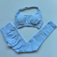 Conjunto de Yoga Sin Costuras Top con Sujetador Camisola Traje Deportivo de Cintura Alta - details 14
