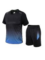 Traje deportivo de ocio de secado rápido para hombre, ropa de fitness transpirable suelta, ropa de entrenamiento de verano - details 4