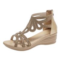 Sandalias de tacón de cuña de verano para mujer - details 0