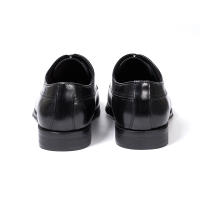 Zapatos Oxford de negocios casuales de alta gama para hombre, de cuero vacuno de primera capa. - details 4