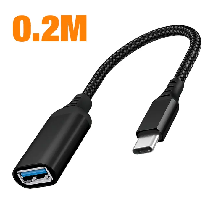 Adaptador USB C a USB 3.0 Nephy Distintivo Cable de Extensión OTG para Samsung MacBook Pro, Impresora Accesorios de Electrónica - 1