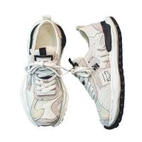 Transpirable versátil retro deportivo lona tabla zapato plataforma redonda punta ligero - details 2