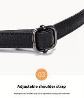 Bolso de hombro elegante para mujer, diseño simple informal, bolso cruzado para viajeros de negocios de gran capacidad - details 3