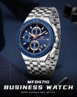 Reloj informal versátil de lujo para hombre, reloj de cuarzo resistente al agua con pantalla luminosa y banda de acero inoxidable - details 0