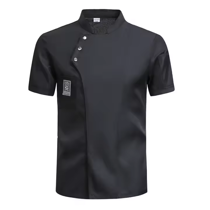 Servicio de comida, traje de cocina, uniforme de Chef Pizzaiolo, chaquetas de cocinero para restaurante, panadería, cafetería, camarero, camarera, ropa de trabajo - 1