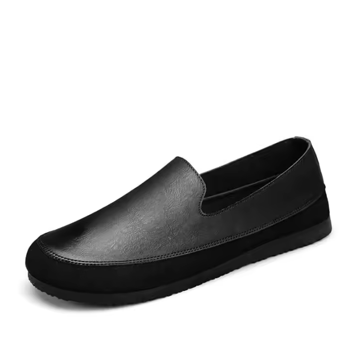 Nuevos zapatos informales de alta calidad para hombre, cuero a cuadros, antideslizantes, Mokasin barato 2023, India - 1