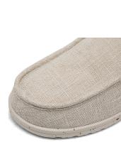 Zapatillas de deporte informales sin cordones para hombre, tela transpirable, zapatos ligeros para caminar, diseño de caña baja, color sólido, con suela MD para comodidad en todas las estaciones - details 1