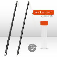 Aguja de cuerda de cuero para costura, herramienta de artesanía de cuero, doble agujero, Kit de costura de encaje, 2 piezas - details 4