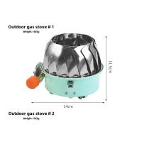 Mini estufa de Gas de cartón plegable portátil para acampar al aire libre, cocina compacta, estufa cuadrada pequeña para entretenimiento al aire libre - details 5