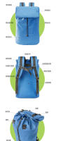 Bolsa de montañismo para acampar al aire libre Hombres y mujeres Sistema de transporte ligero y transpirable Equipaje de gran capacidad Mochila Bolsa de viaje grande - details 5