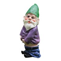 Mini estatua de gnomos de jardín de hadas, decoración de micropaisaje de musgo de resina, estatuilla enana en miniatura de hadas al aire libre, adornos de resina - details 9