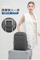Mochila de viaje para computadora portátil Color gris Mochilas de viaje para mujer Gran capacidad para llevar en la mano Mochilas para portátil de 14 "Mochila de negocios para mujer Tela Oxford impermeable - details 2