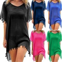 Vestido de baño de ganchillo hueco para mujer, traje de baño para mujer, Túnica para playa 2025 - details 1