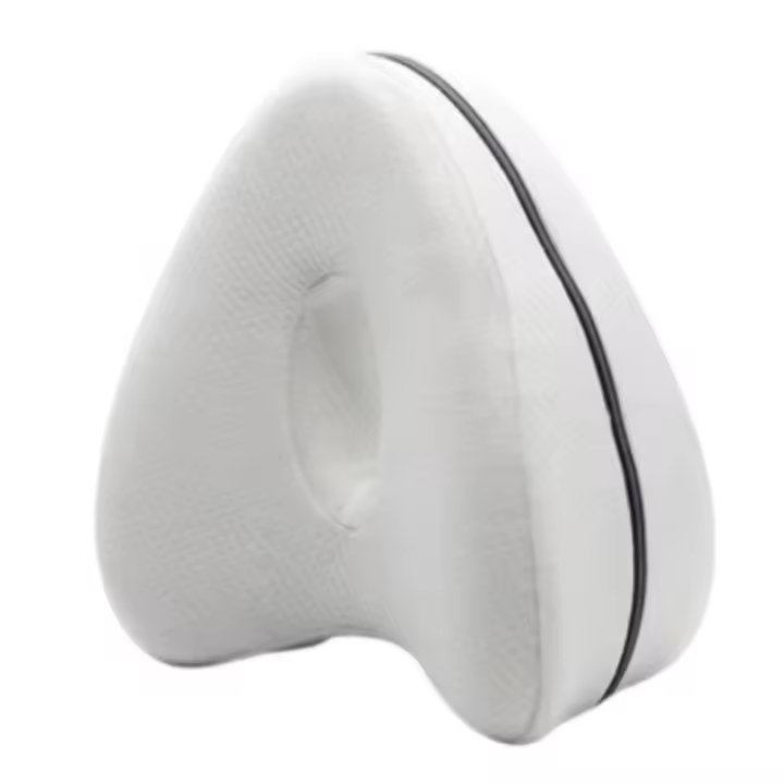 Cojín de soporte para piernas en forma de corazón, bonito entre las piernas, abrazadera para dormir lateral, diseño ergonómico, funda desmontable - 1