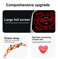 Reloj inteligente con pantalla HD de 2,3 pulgadas, dispositivo con 7 correas intercambiables y auriculares, Bluetooth, llamadas, música, juegos - details 1