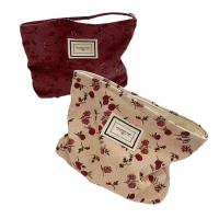 Bolsa de Maquillaje Retro Leopardo de Pana Bolsa de Almacenamiento y Limpieza de Labiales para Mujeres - details 6