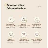 Alimentador automático para gatos, dispensador de agua, bebedero para perros y gatos, tazón de alimentación de acero inoxidable, botella para beber, cuencos, suministros para mascotas - details 14