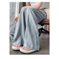 Pantalones Casuales de Tie-dye Tencel Lino Algodón Transpirables Frescos para Mujeres - details 40