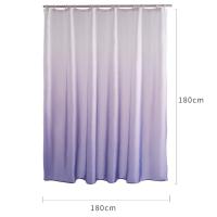 Cortina de de Tela de Poliéster 180 x 180 cm, Cortina de Ducha de Impresión Digital con Peso, Antimoho, Impermeable, Lavable, para Ducha y Bañera - details 1