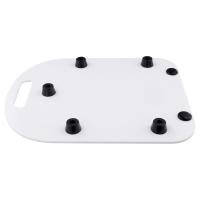 Tabla deslizante para planeadores Thermomix TM6 TM5, tabla rodante acrílica móvil sin esfuerzo, color blanco, 1 unidad - details 1