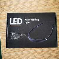 Luz de Lectura de Cuello Flexible, lámpara de Lectura de Manos libre, portátil, recargable por USB, iluminación de libros, novedad - details 8