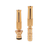 Boquilla de pulverización, pistola de agua de latón de alta presión, pulverización directa, conector rápido, manguera para el hogar, aspersor de jardín de presión ajustable - details 0