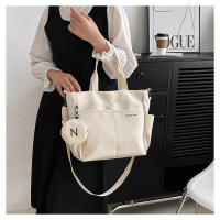 Bolso Cruzado De Hombro Para Mujer En Lona Japonesa Tote Mensajero Estilo Fashion Con Cierre De Cremallera Bolso De Mano Para Estudiantes - details 9