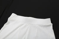 BUNO-chándales informales para Mujer, conjunto de 2 piezas, chalecos cortos elásticos con cuello en U y pantalones cortos acanalados, ropa deportiva concisa para gimnasio - details 92