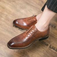Genuine Chaussures Homme Cuir vestido de oficina zapatos de cuero profesionales para hombres 2024 - details 10