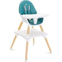 Silla de Comedor para Bebé de 6 Meses a 3 Años - Carga Máxima 15 kg - Trona o Silla 2 en 1 + Mesa - Bandeja Regulable - Gris - details 19