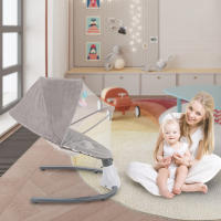 Balancín para bebé, electrónico, mecedora Bluetooth, columpio para con música USB y juguetes para 0-12meses, 3-12kg - details 14
