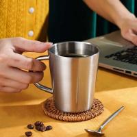 Tazas de doble capa de acero 300ml 304, aislamiento térmico de agua y café, taza de cerveza inoxidable - details 4