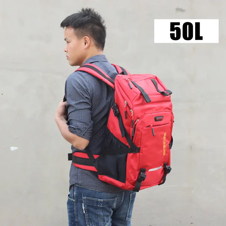 Mochila de Senderismo para Hombres y Mujeres con Gran Capacidad 50L/80L para Viajes Deportes al Aire Libre Trekking Montañismo Escalada Camping Bolsas de Hombro - 1