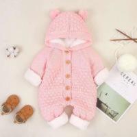 Ropa de bebé recién nacido, Cárdigan con capucha, Ropa de moda para bebés y niños pequeños, Otoño e Invierno - details 4